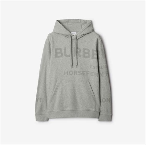 burberry horseferry hoodie grey|burberry strickjacke herren.